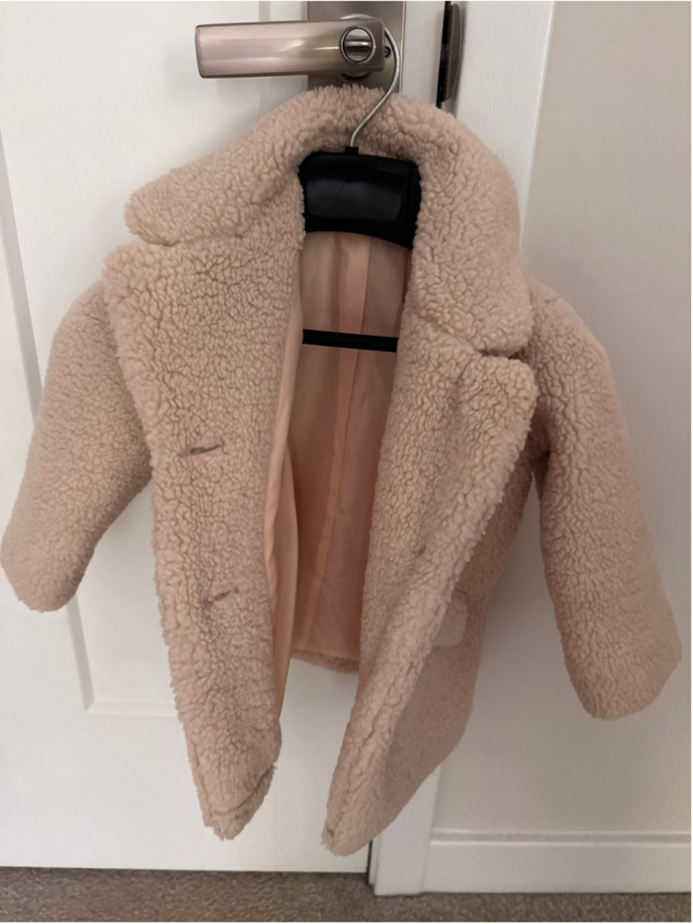 Baby Gap Beige Sherpa Teddy Coat Size 2 years